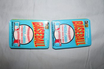1983 - Donruss Baseball MLB Puzzle/cards -1 Unopened Wax15 Card Pack - Ty Cobb