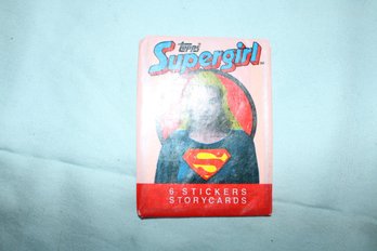 1984 - Topps SUPERGIRL - 6 Sticker Story Cards  - 1 Unopened Pack