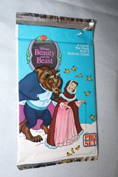 1992-  Pro Set- Beauty & The Beast- Disney- 8 Cards & 2 Activity Cards,  1 Unopened Pack