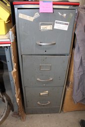 Lot114 - 3 Drawer Steel Filing Cabinet Used