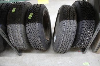 Lot242 - Misc Tires On Rims  15 Inch See Pics