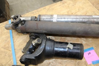 Lot248 - 3 Drive Shafts Large Truck Yolk Flange Misc Model Years See Pics