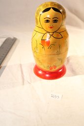 Russian Matryoshka Doll-Single -numbered-Made In Russia-Cool Single Doll For Storage OTHER Than FOOD Or DRUGS