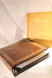 2 Vintage Photo Albums - Empty- Have Full Page Availability For Many Small Or Larger Photos - Scrap Booking