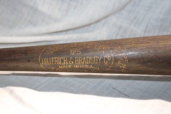 Genuine Louisville Slugger Bat  #125,  Ferris Fain, Hillerich & Bradsby Co,  Louisville Ky, Collectible