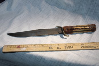 Vintage, Original Bowie Knife, RJ Righter Solingen Germany, No Sheathe