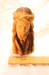 Beautiful Jesus Wood Sculpture Lovely Wood Grain