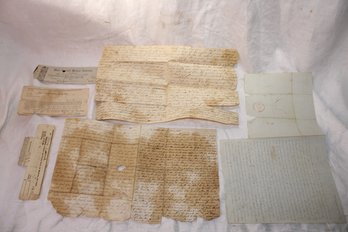 Ephemera - 1800-1850 Correspondence And Receipts