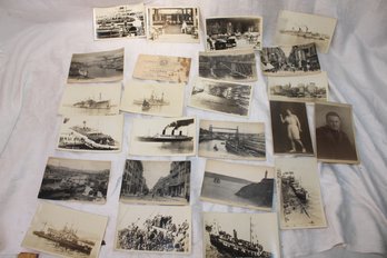 Ephemera - Late 1800's Early 1900's Post Card Lot Ritz Carlton, Military