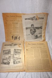 EPHEMERA - 4 1920-30's New England Homestead Magazines / Papers