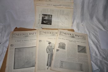 Ephemera - 3 - 1915 Needlecraft Magazines And Misc Papers