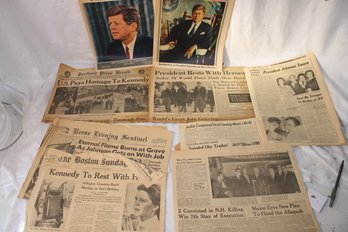 Ephemera - 1960's Papers On John F. Kennedy Death