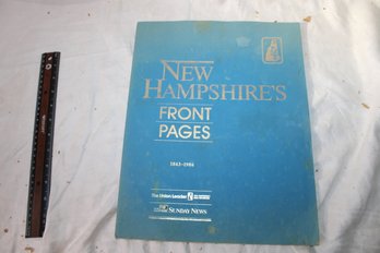 Ephemera - New Hampshire Front Pages 1863-1986 Reproduction Book