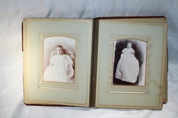 Ephemera - Antique Photo Album With 10 Photos