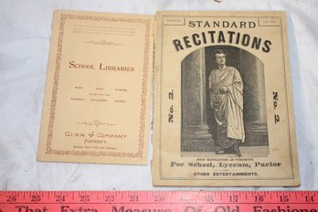 Ephemera - Late 1800-early 1900 - 2 School Related Brochures