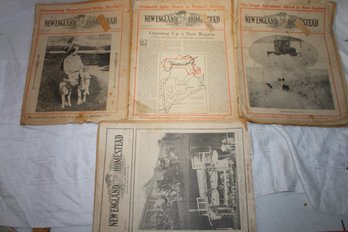 Ephemera - 1926-27 - 4 New England Homestead Papers/ Magazine