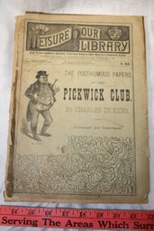 Ephemera - The Liesure Hour Library #54 The Postumous Papers Of The Pickwick Club - Charles Dickens 1896