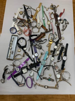 LOT OF WATCHES, ETC