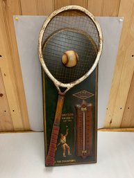 TENNIS RACKET THERMOMETER