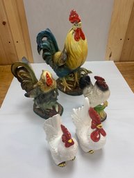 LOT OF ROOSTERS