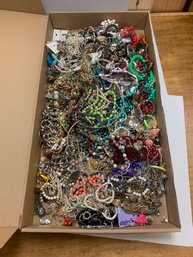 JUST UNDER 20 POUNDS OF COSTUME JEWELRY