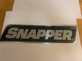 TIN SNAPPER SIGN NEW