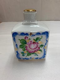 VINTAGE PORCELAIN HAND PAINTED DRESSER BOTTLE