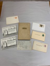 EPHEMERA LOT 1943 DIARY/ POST CARDS /LETTER G I