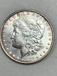 1887 MORGAN SILVER DOLLAR