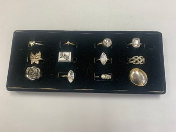 LOT OF 12 RINGS