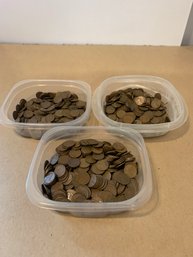 6 POUNDS OF 1940S-50S WHEAT PENNIES
