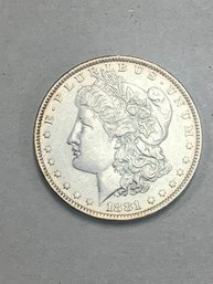 1881 -O SILVER DOLLAR MORGAN