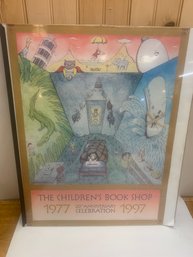 THE CHILDRENS BOOK SHOP POSTER.  1977-1997