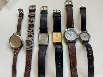 LOT OF 6 LADIES WATCHES