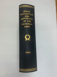 1880s NATIONAL DEBT UNITED STATES BOOK