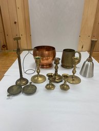 COPPER AND BRASS LOT