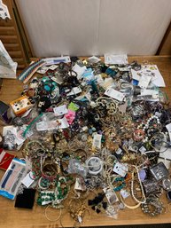 OVER 29 POUNDS OF ASSORTED JEWELRY, WATCHES, ETC