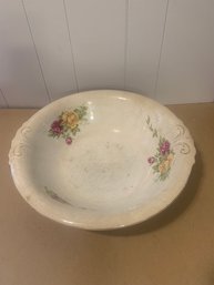 VINTAGE MARKED WASH BOWL - Buffalo Pottery