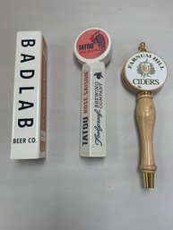 3 BEER TAPS