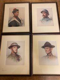4  WWI SIGNED PICTURES