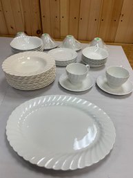 42 PIECE IRONSTONE DISHES