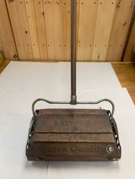 ANTIQUE BISSEL PUSH SWEEPER W/HANDLE
