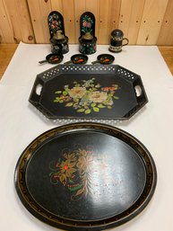 TOLEWARE LOT OF 8