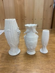 3 PARIAN VASES