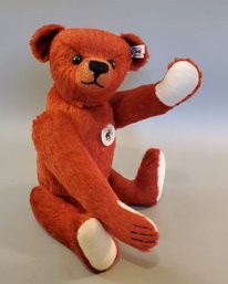 Steiff Red Mohair Bear 1912/1913 Replica