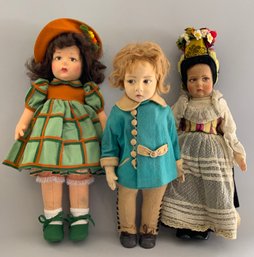 3  Lenci Dolls