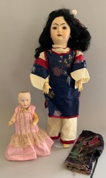 2  Bisque Artist Dolls