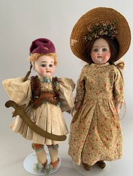 2 - Bisque Dolls