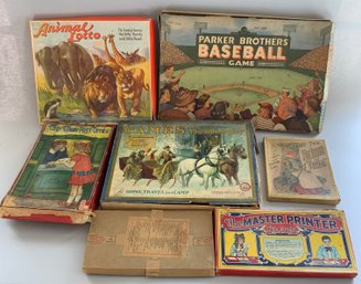 Lot Of 7 Vintage Board Games