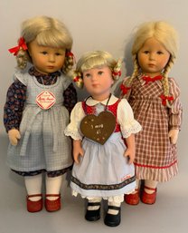 3  Kathe Kruse Dolls